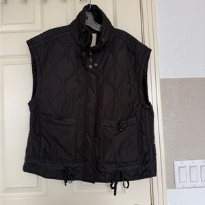 Thread & Supply Black Quilted Vest